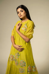 Izzy  Dress - Apple Green
